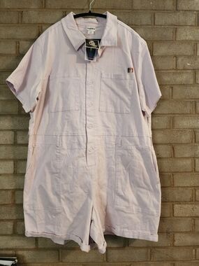 New Target Pride86 Light Lavendar Short-Sleeve Utility Romper